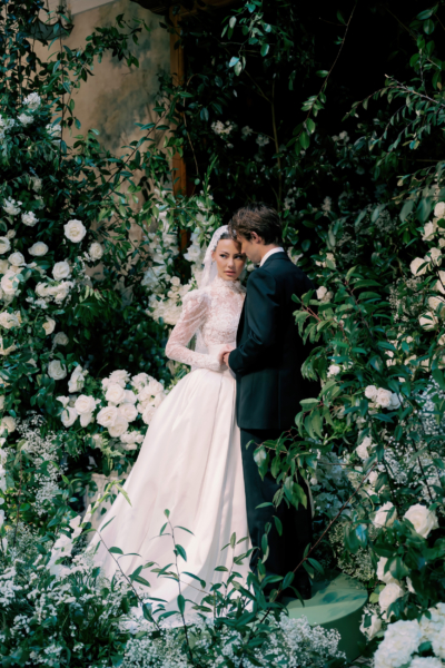 Home 61 ‘The Garden Room’, A Rose Garden Inspired Wedding Brought Indoors at Clevedon Hall in Somerset